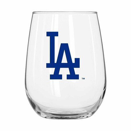 MOMENT-IN-TIME 16 oz Major League Baseball Los Angeles Dodgers Gameday Curved Beverage Glass MO3596716